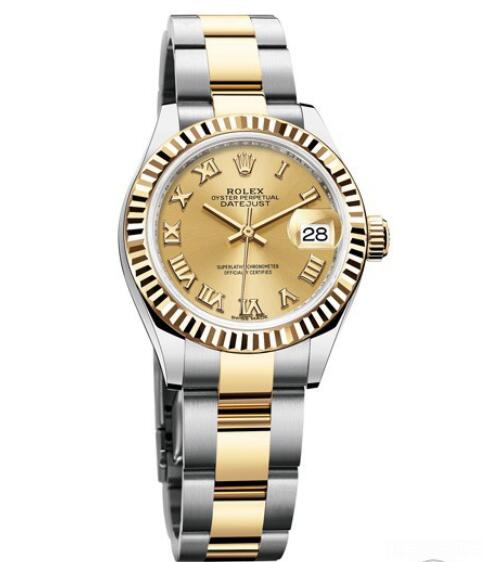 Replica Rolex Watch Women Oyster Perpetual Lady-Datejust 28 279173 - 72343 Yellow Rolesor - Yellow Rolesor Bracelet